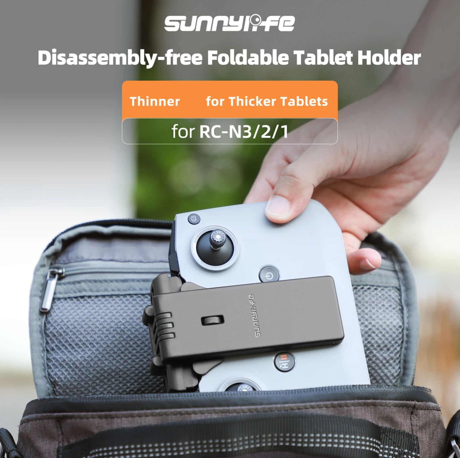 Drone Tablet Mount - Foldable Disassembly-Free Drone Tablet Control Holder