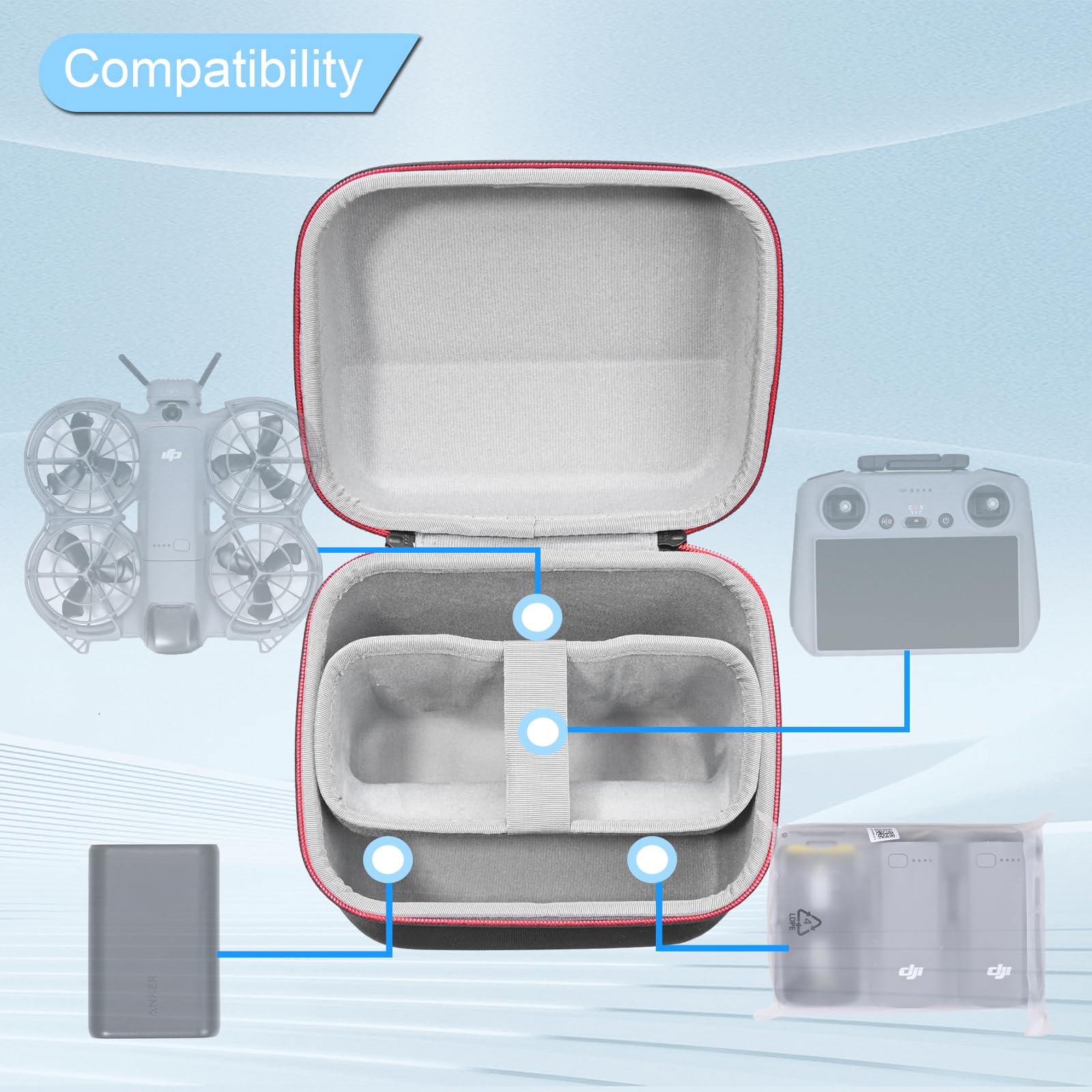 Portable Case for DJI Neo 2 Fl - Drone Carrying Case review and price